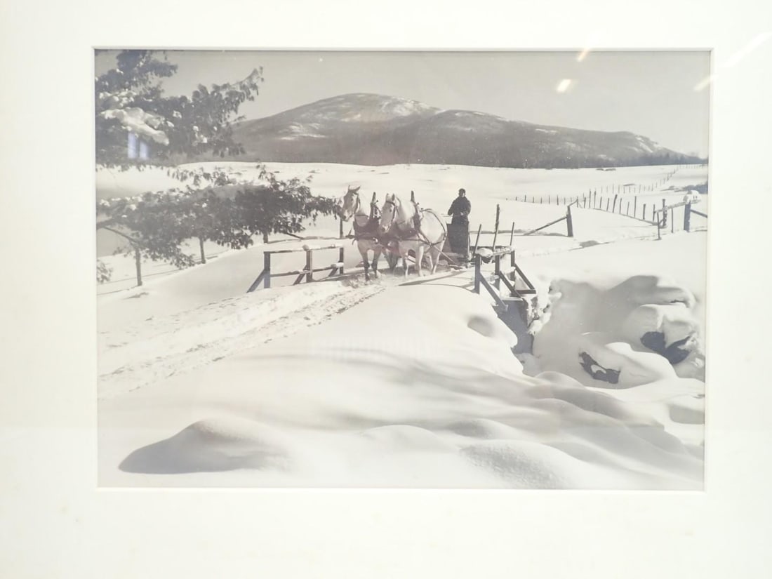 Edward Gockler Black & White Photograph "Winter Pastoral" - 2