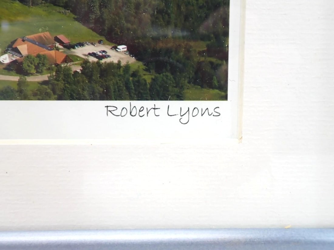 Robert Lyons Aerial Color Photograph "Caspian Lake" - 2