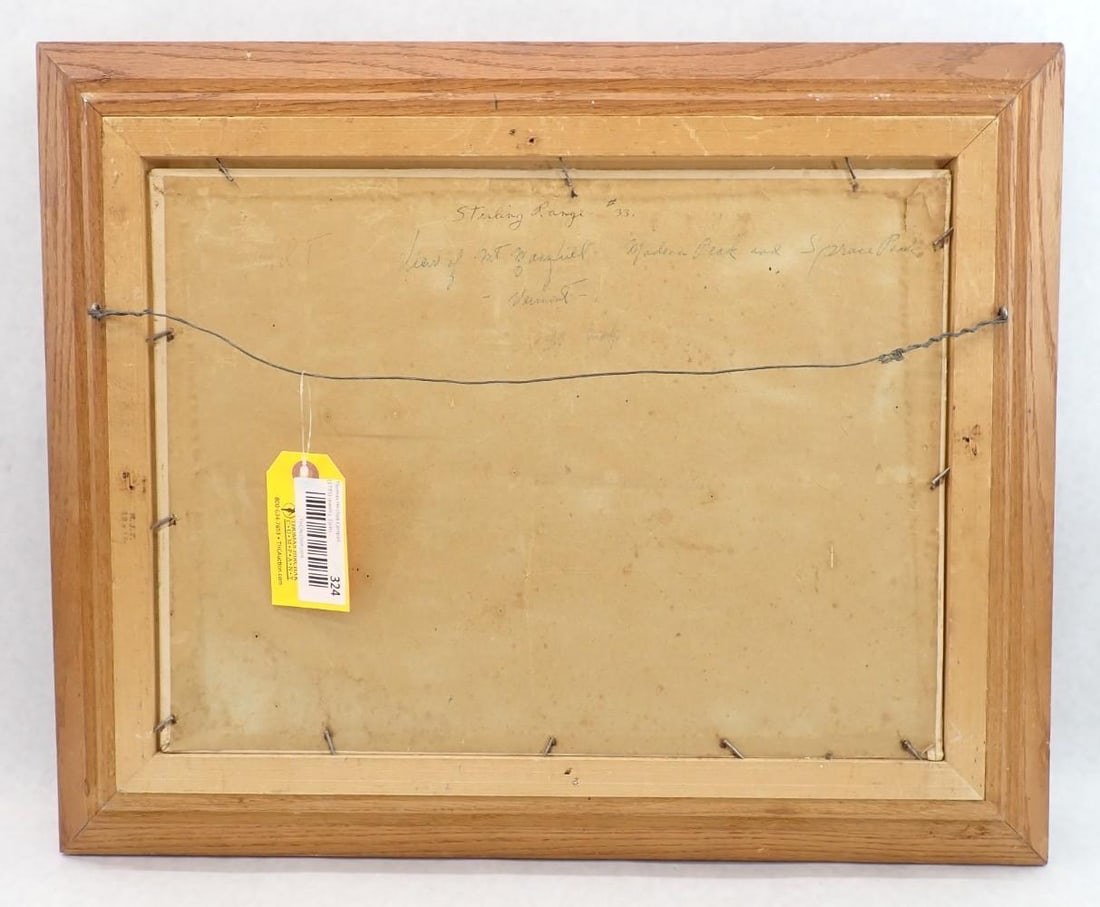 Hulda Werner Oil on Artist's Board Painting "Sterling Range #33" - 3