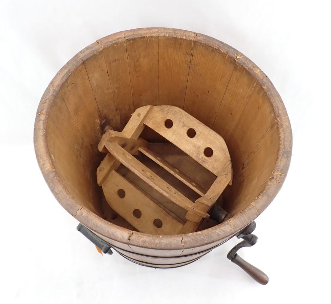 Antique Wood Churn - 4