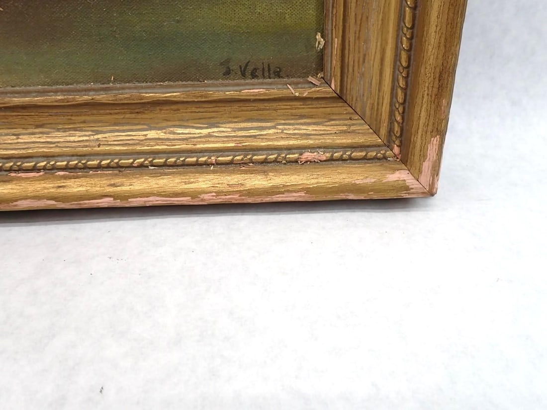 Vintage S. Vella Oil on Canvas Poppies Still Life Painting - 4