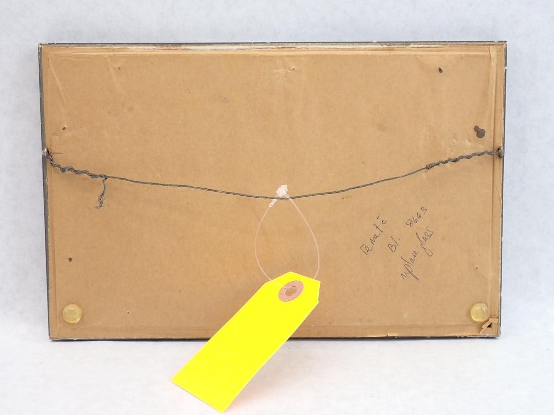 (3) Vintage Flat Art Objects - 10