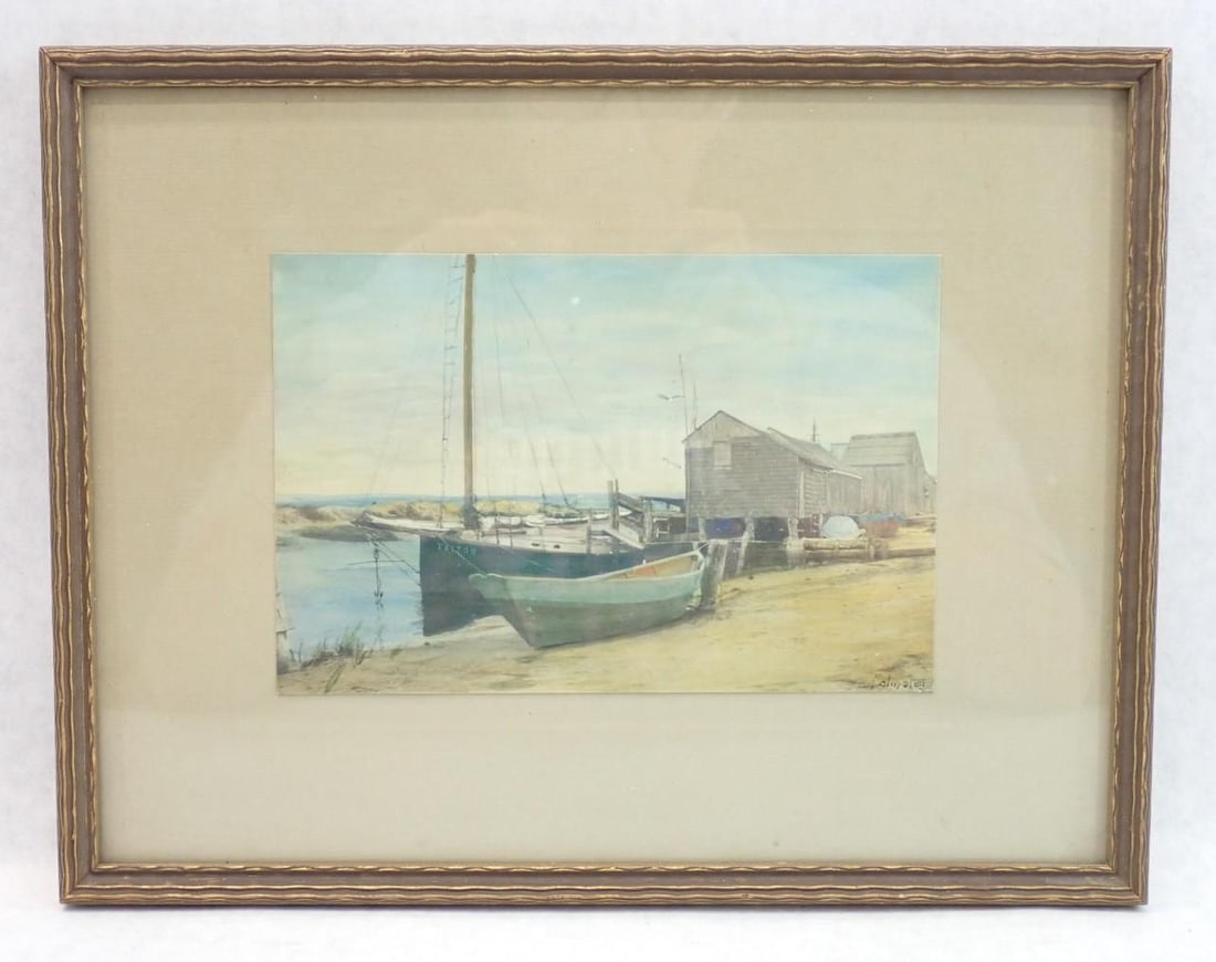 (3) Vintage Flat Art Objects - 12