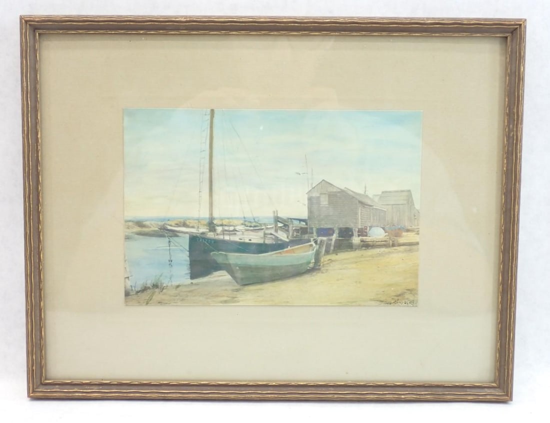 (3) Vintage Flat Art Objects - 13