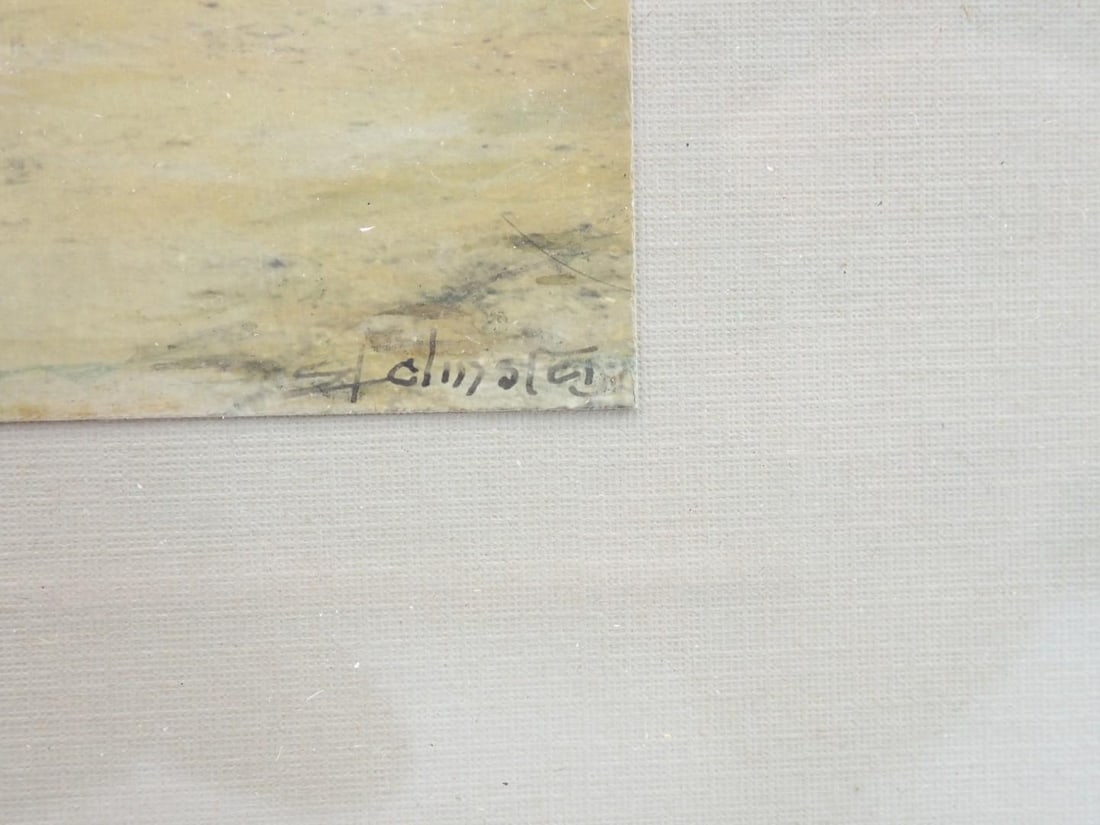 (3) Vintage Flat Art Objects - 14