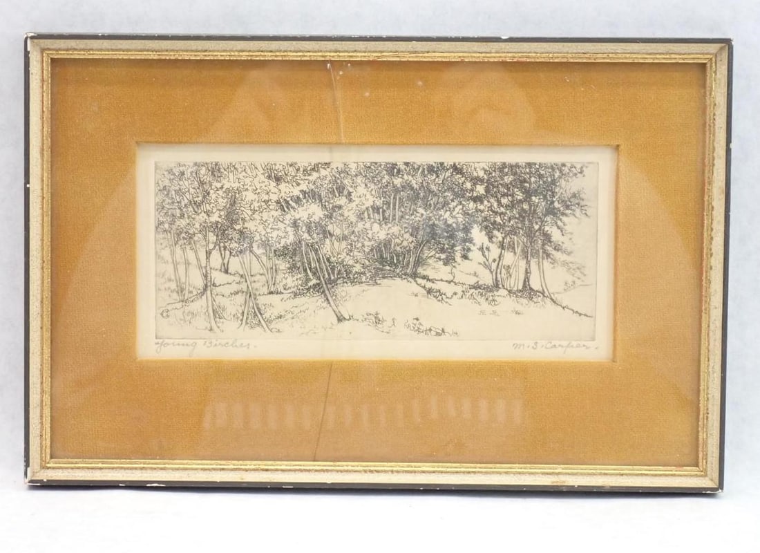 (3) Vintage Flat Art Objects - 5