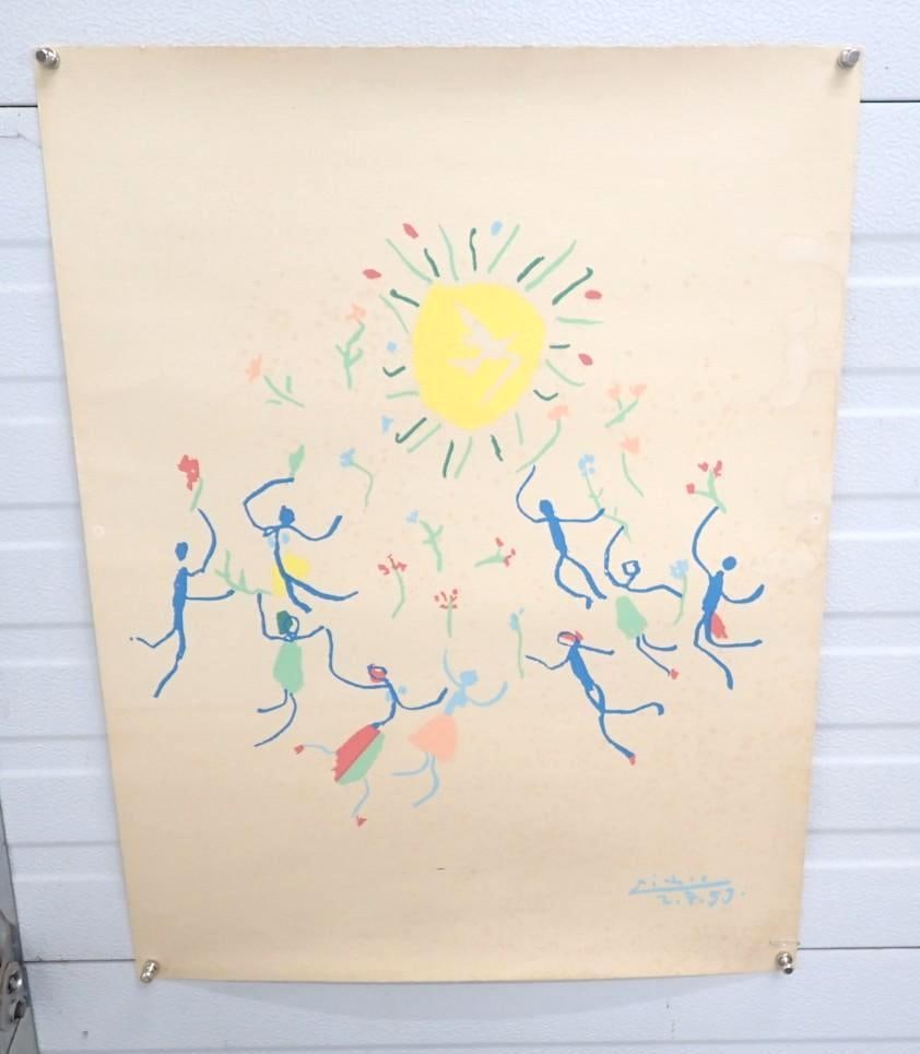 Pablo Picasso Lithograph Youth Circle Dance - 2