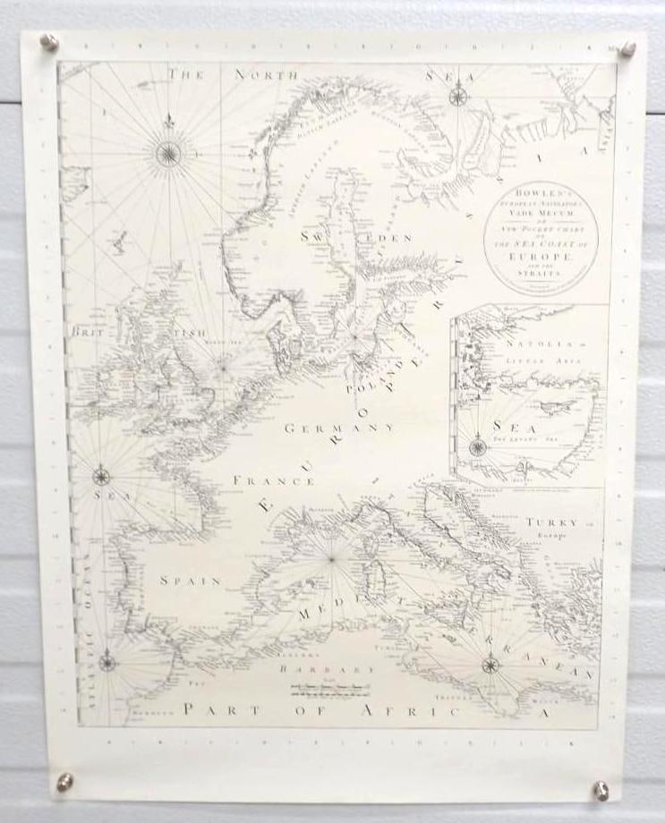 (20) Pc. Set Bowles Charts of the World - 2