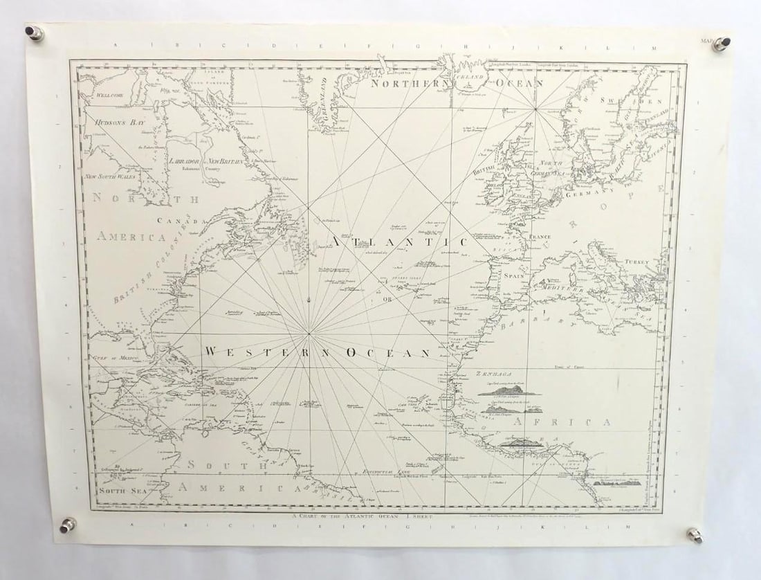 (20) Pc. Set Bowles Charts of the World - 5
