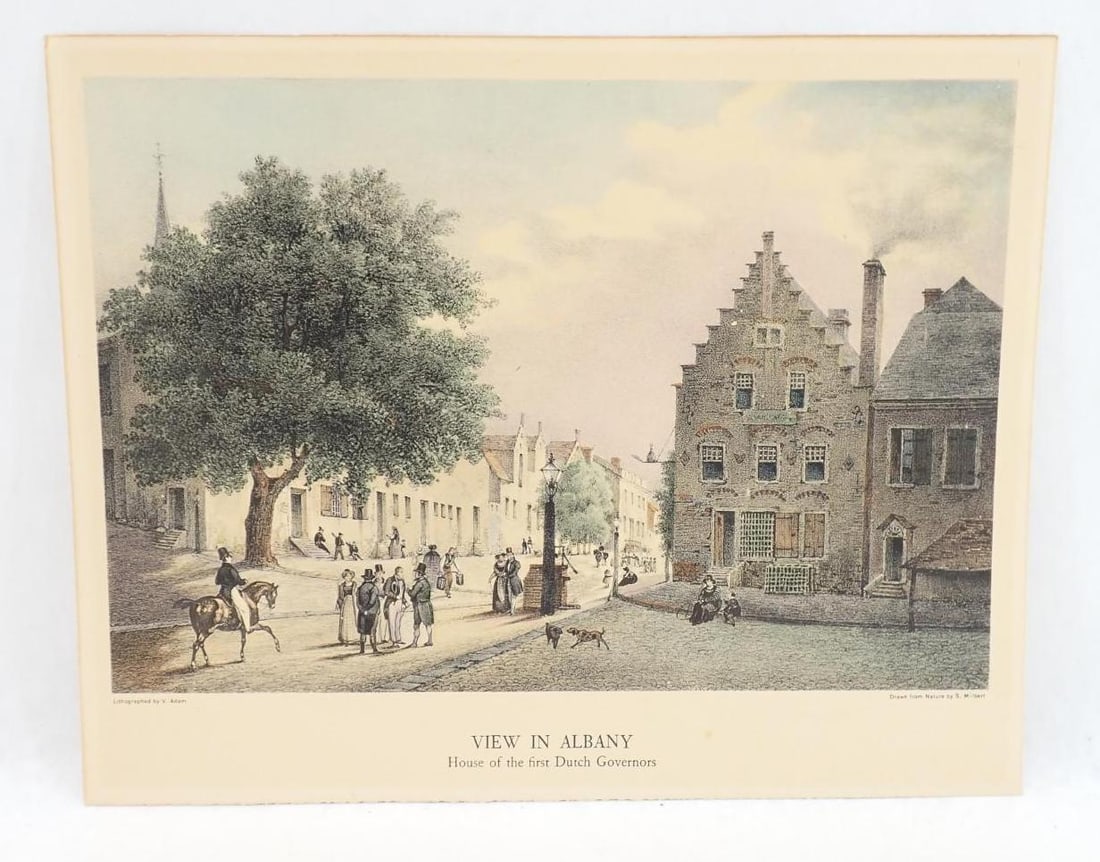 (3) Vintage Colored Engravings - 11