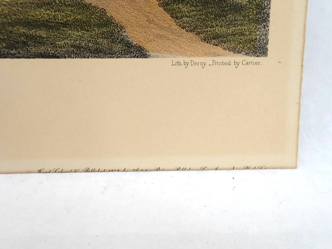 (3) Vintage Colored Engravings - 5