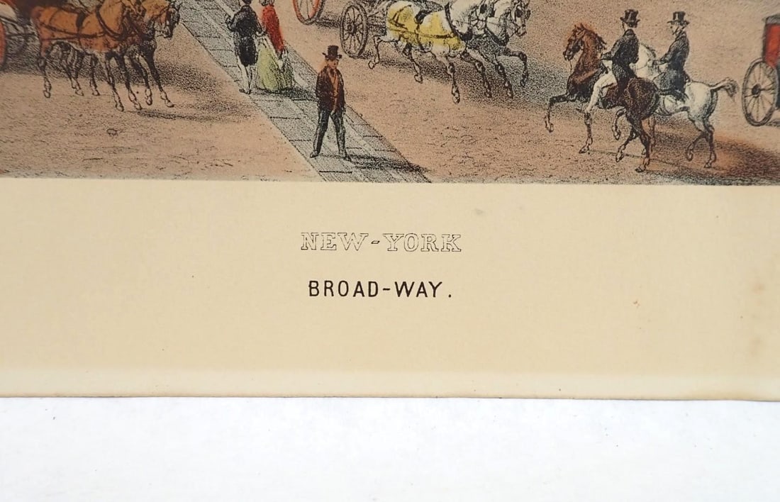(3) Vintage Colored Engravings - 8