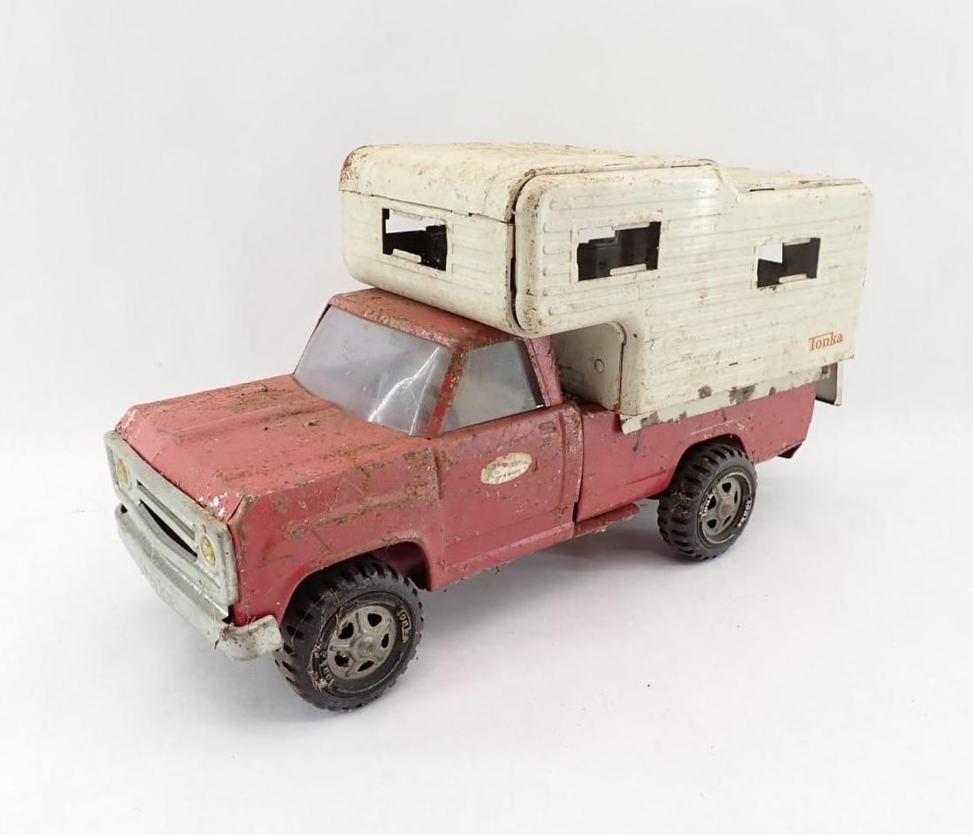 (3) Vintage Pressed Steel Tonka Toys - 10