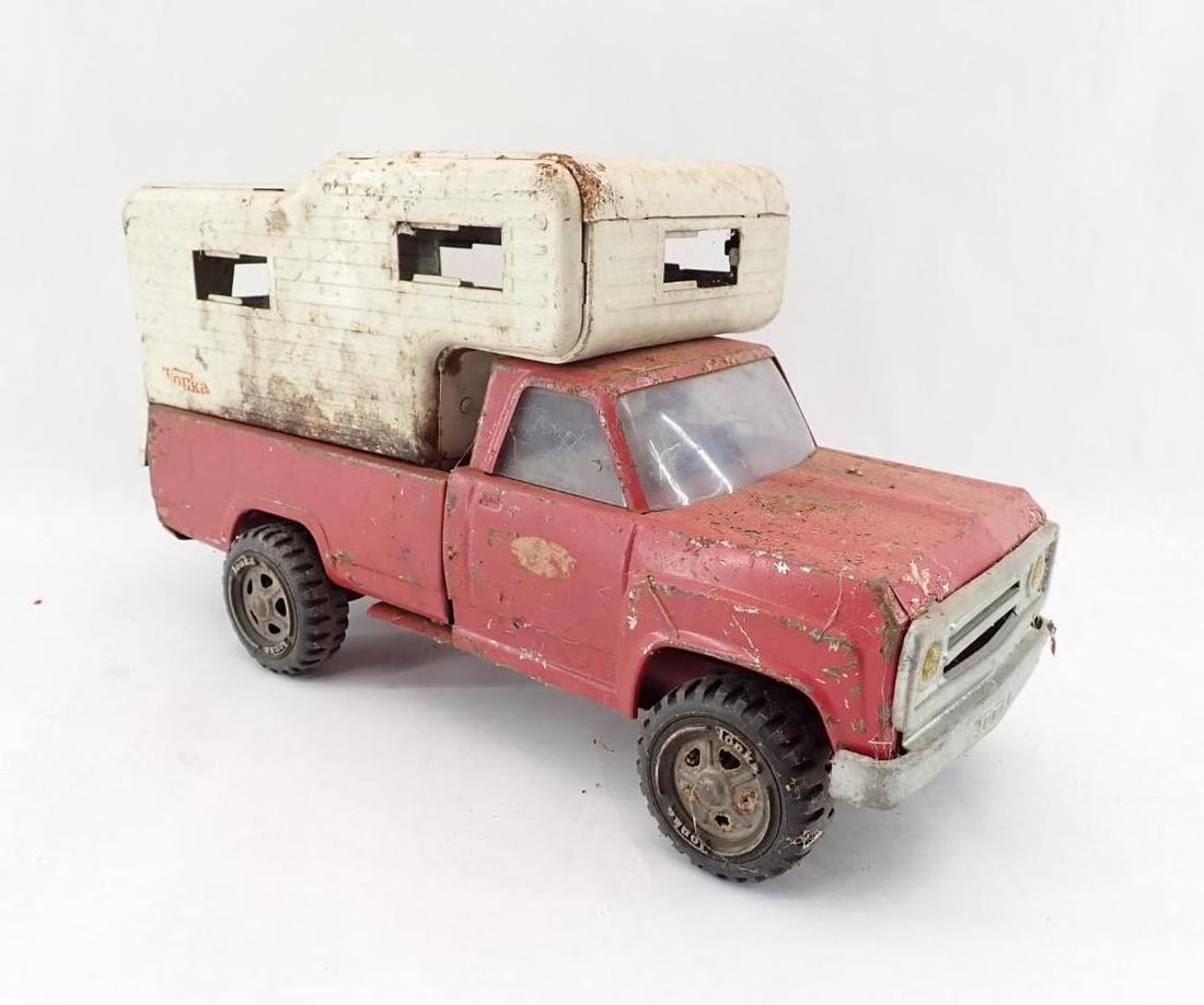 (3) Vintage Pressed Steel Tonka Toys - 11