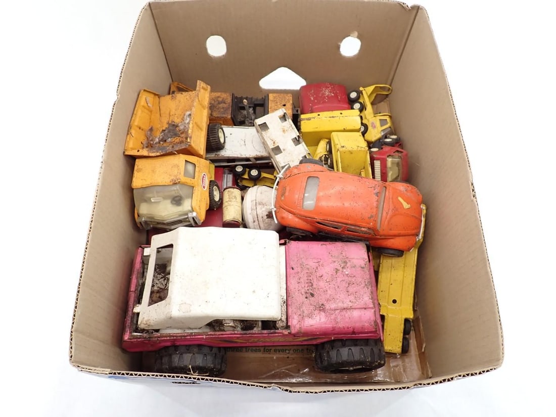 (14) Vintage Pressed Steel Tonka Toys (1 of 5)
