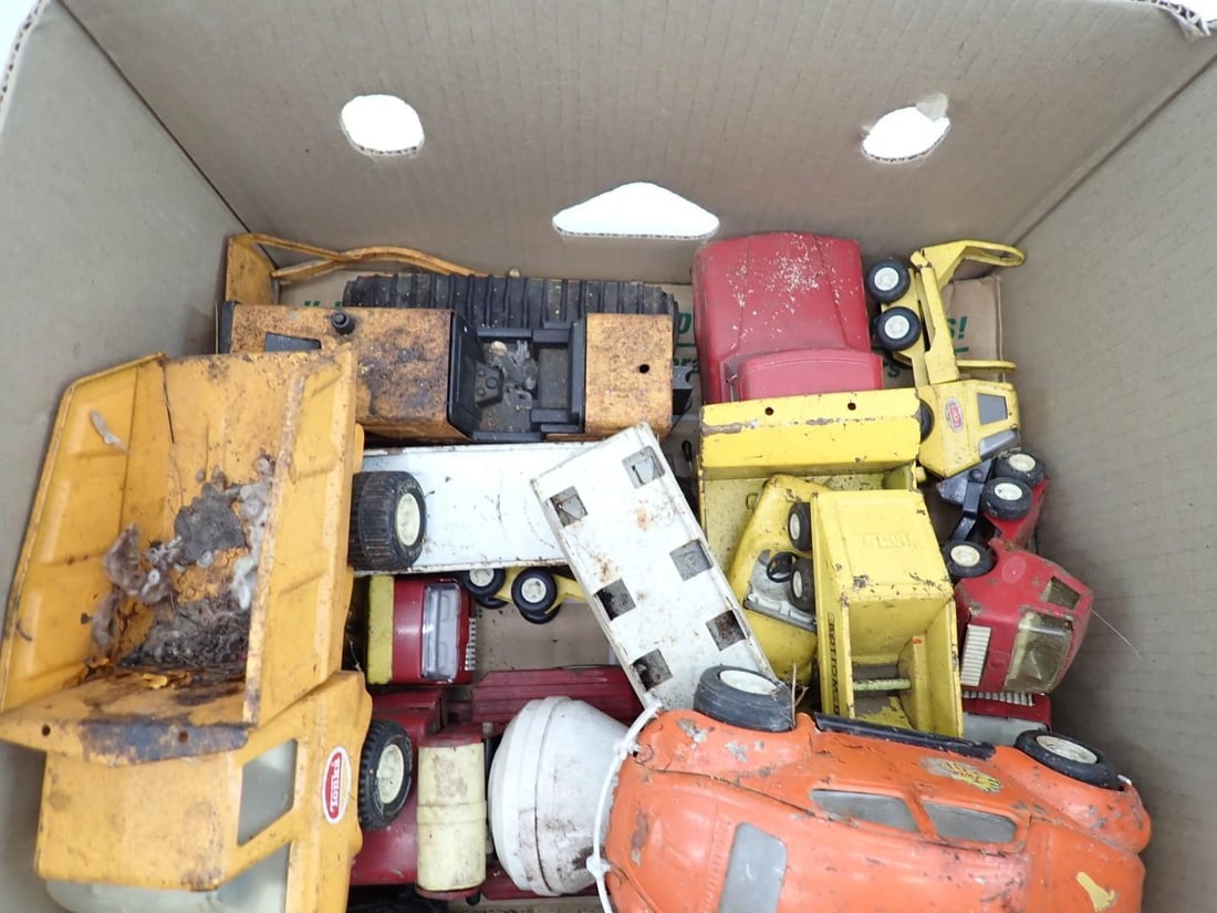 (14) Vintage Pressed Steel Tonka Toys - 2