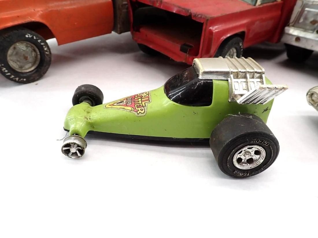 (5) Vintage Pressed Steel Toys - 2