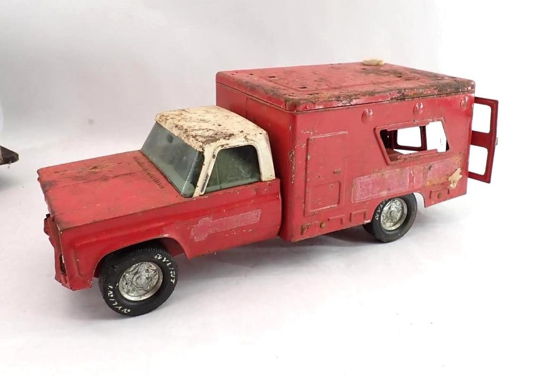 (5) Vintage Pressed Steel Toys - 8