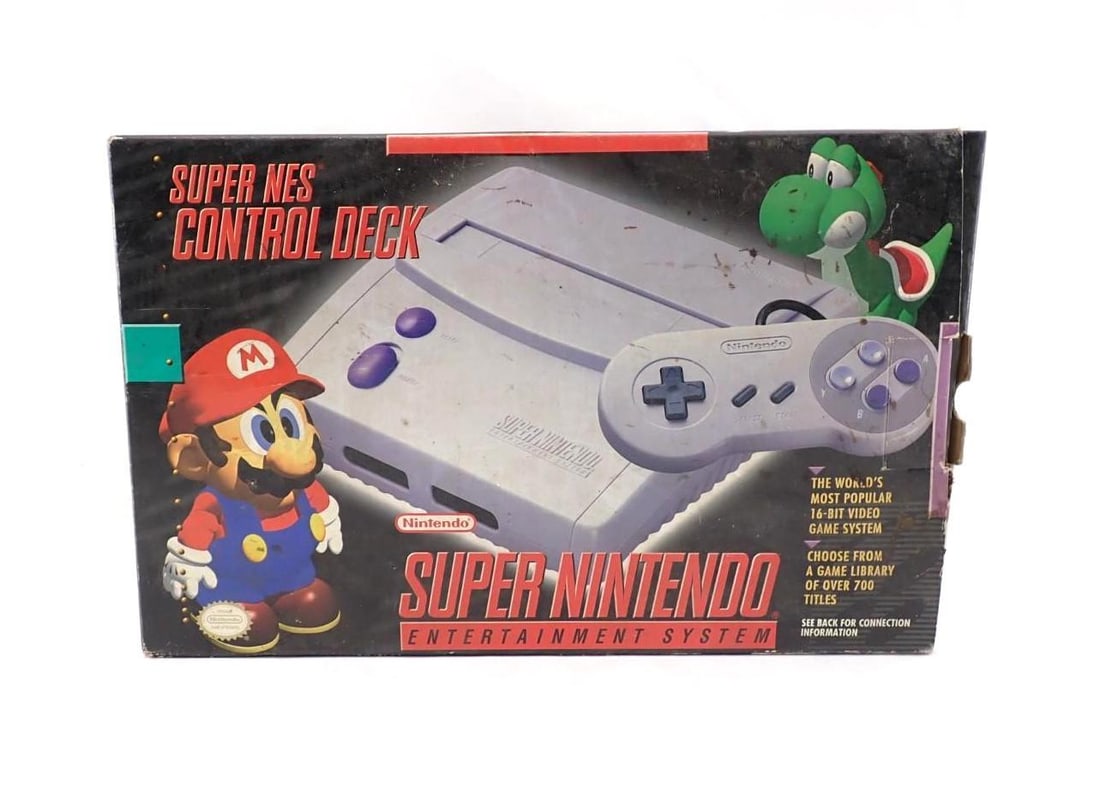 Vintage Super Nintendo Video Game Console - 4