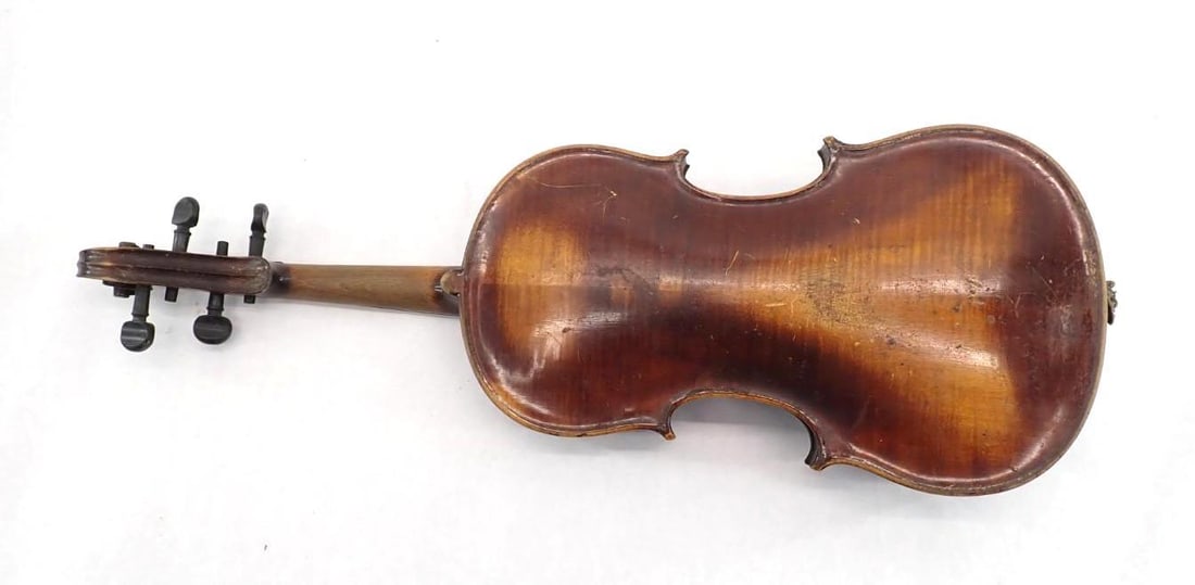 Early Violin with E. Martin Tourte Model Bow - 3