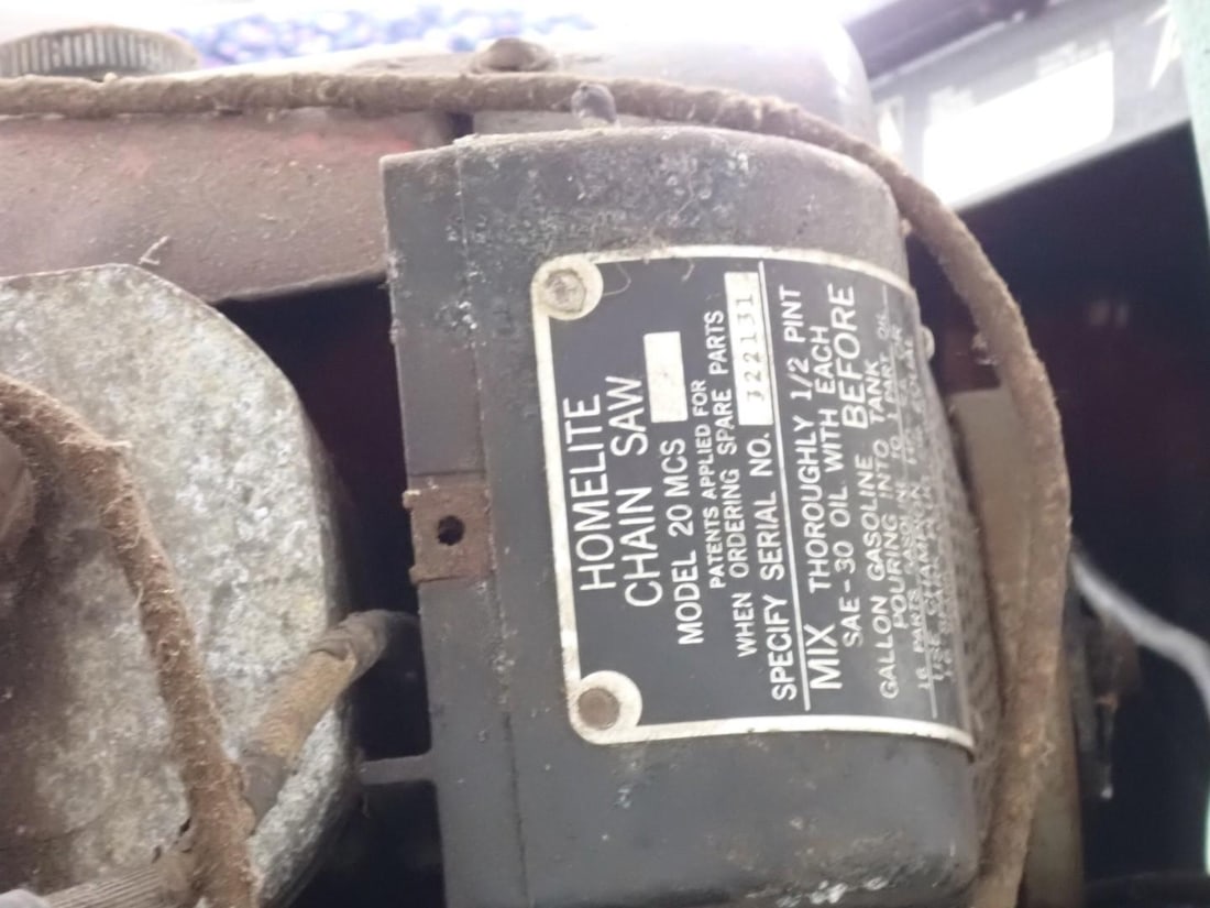 Vintage Homelite Chainsaw - 3