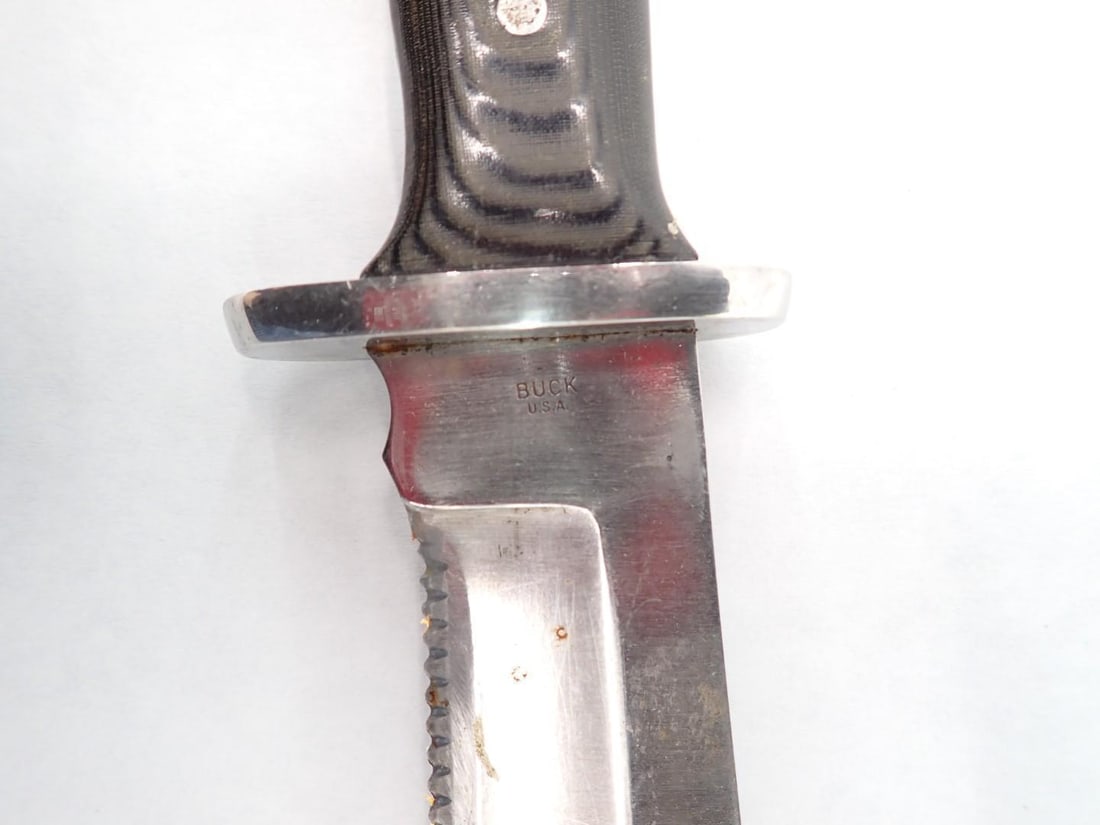 Vintage Buck U.S.A. Fixed Blade Knife - 5
