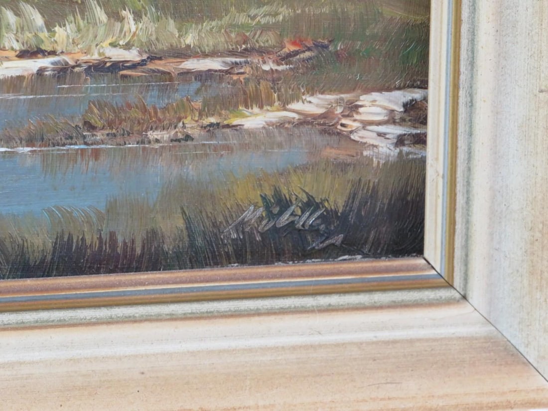 Continental Oil on Canvas Landscape Painting - 3