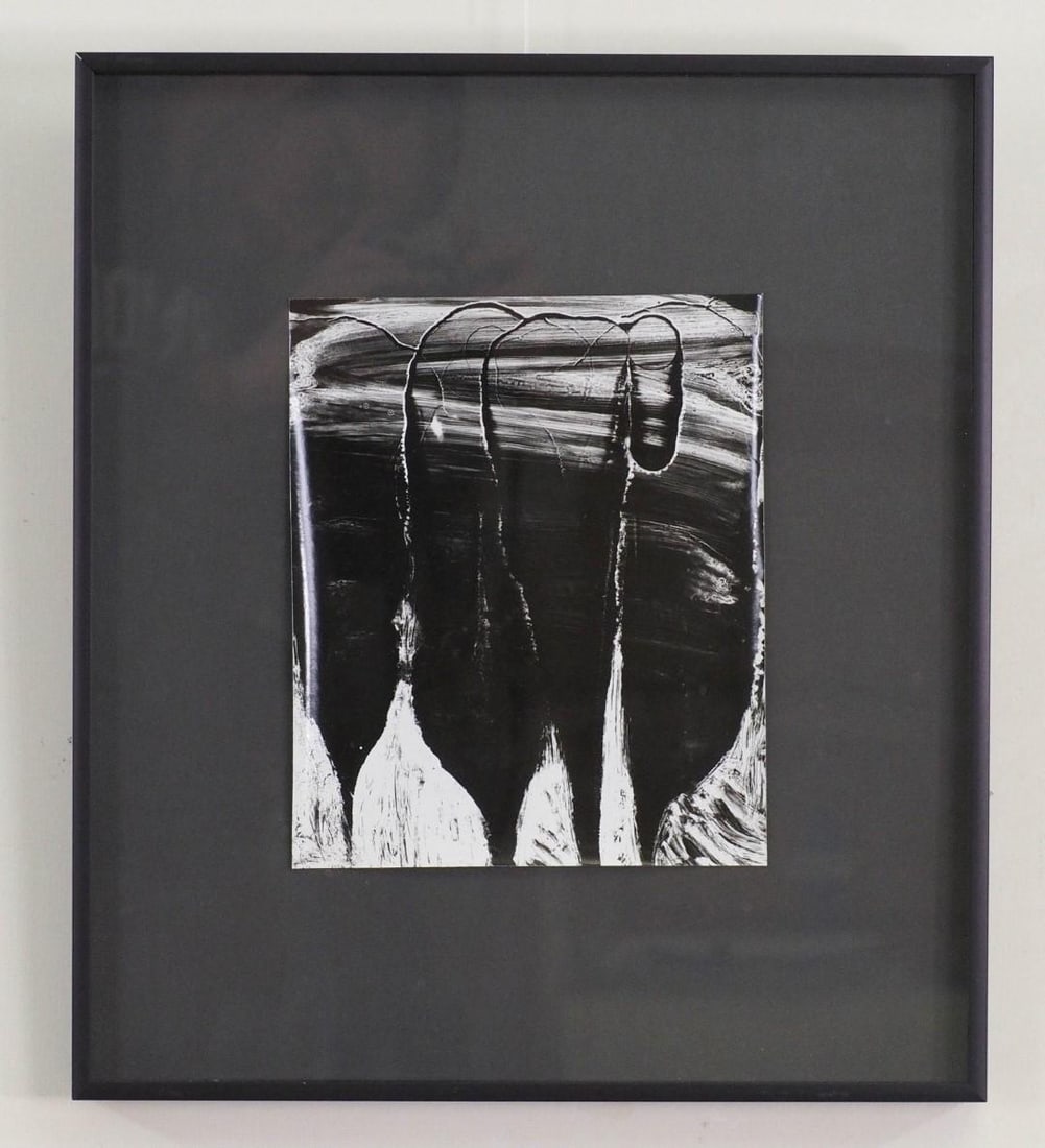 Unsigned Black & White Photograph: 17.25" x 15" framed