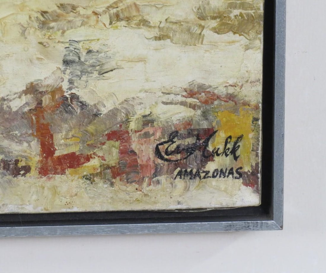 Eva Makk Oil on Canvas Painting "Amazonas" - 3