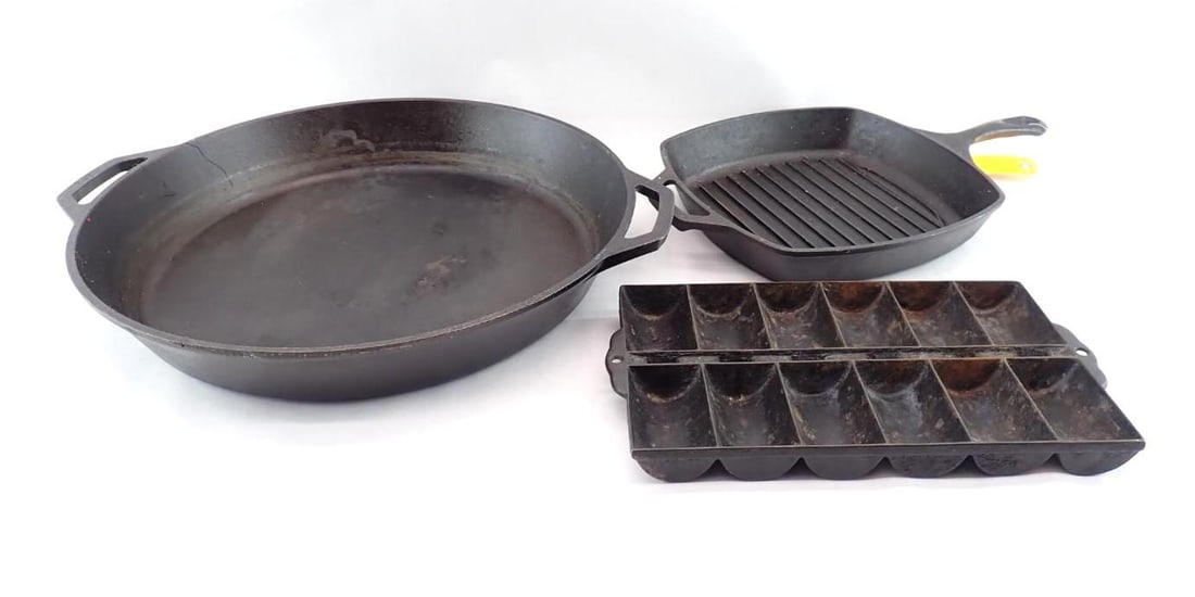 (3) Cast Iron Articles (1 of 6)