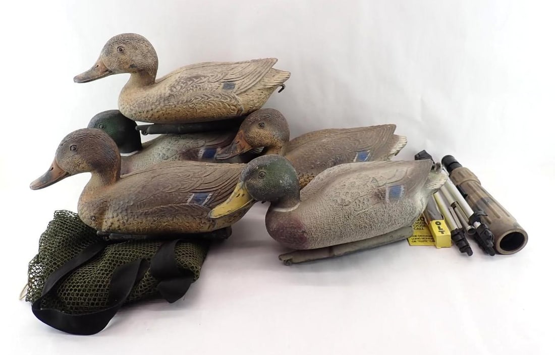 (5) Oversize Mallard Decoys in a bag (1 of 3)