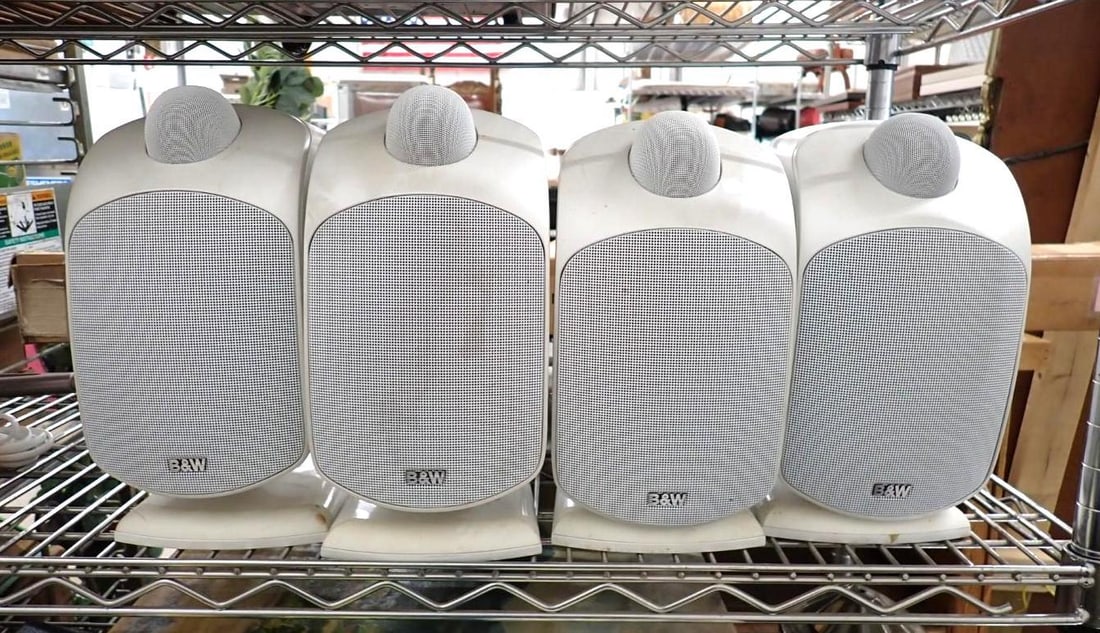 (4) Bowers & Wilkins LM1 Speakers: (4) Bowers & Wilkins LM1 Speakers