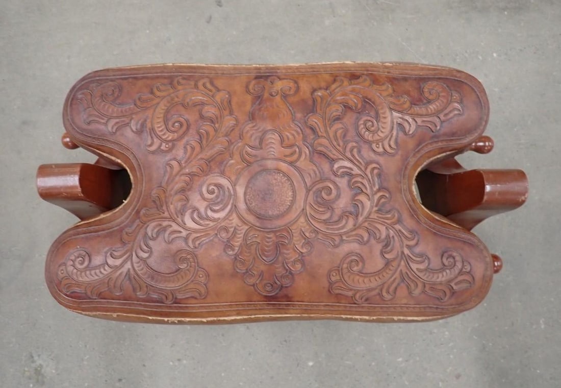 Camel Saddle style Footstool - 2