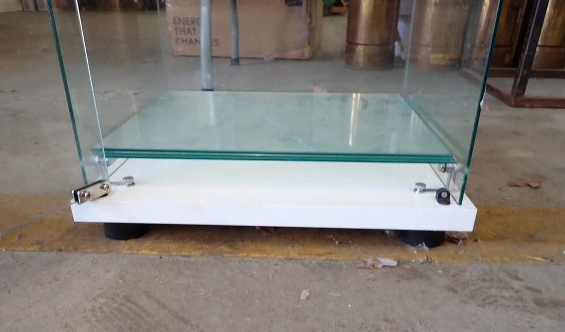 Glass Cabinet with (3) Shelves - 3