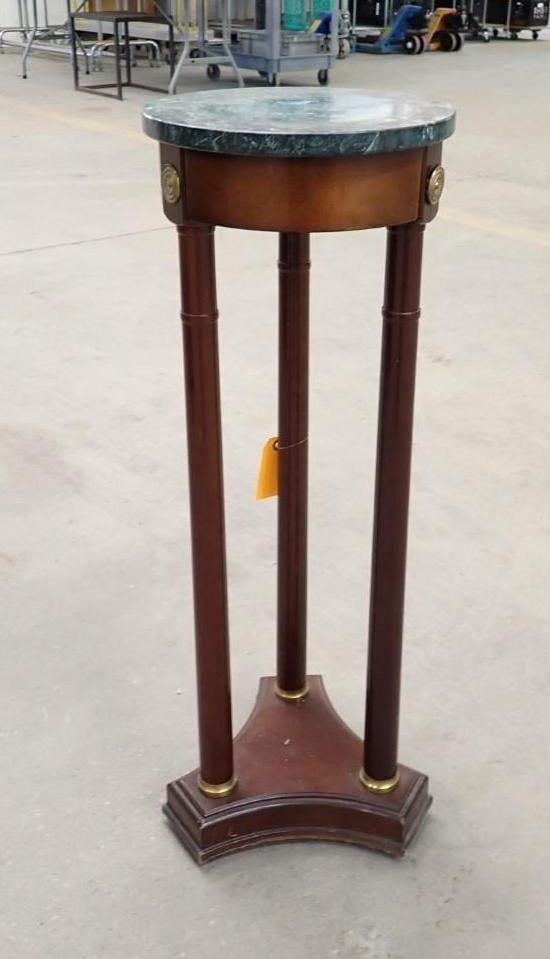 Neoclassical Style Plant Stand: 11" in diameter x 32" in height