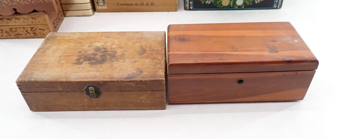 (12) Collectible Wood & Tin Boxes - 3
