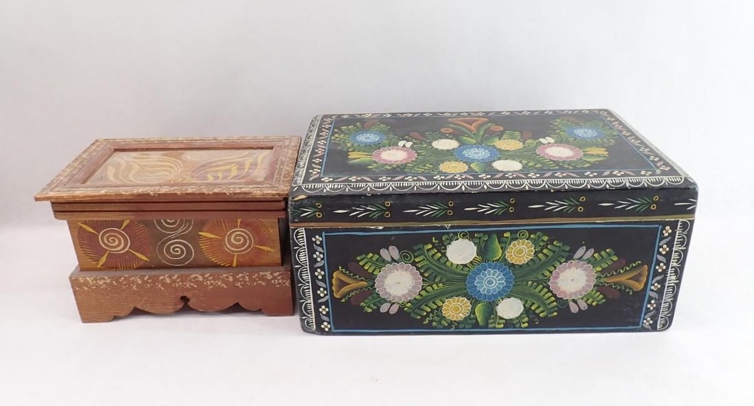(12) Collectible Wood & Tin Boxes - 4