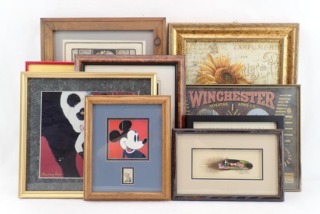 (8) Assorted Flat Art Objects (1 of 20)