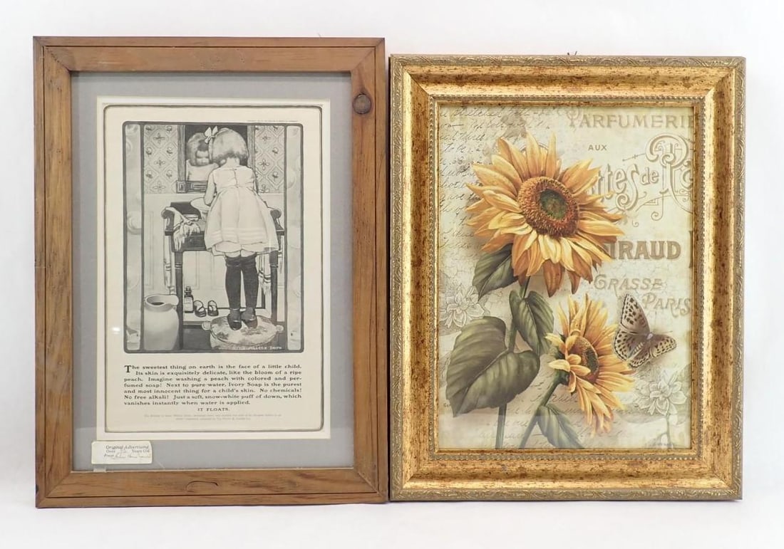 (8) Assorted Flat Art Objects - 2