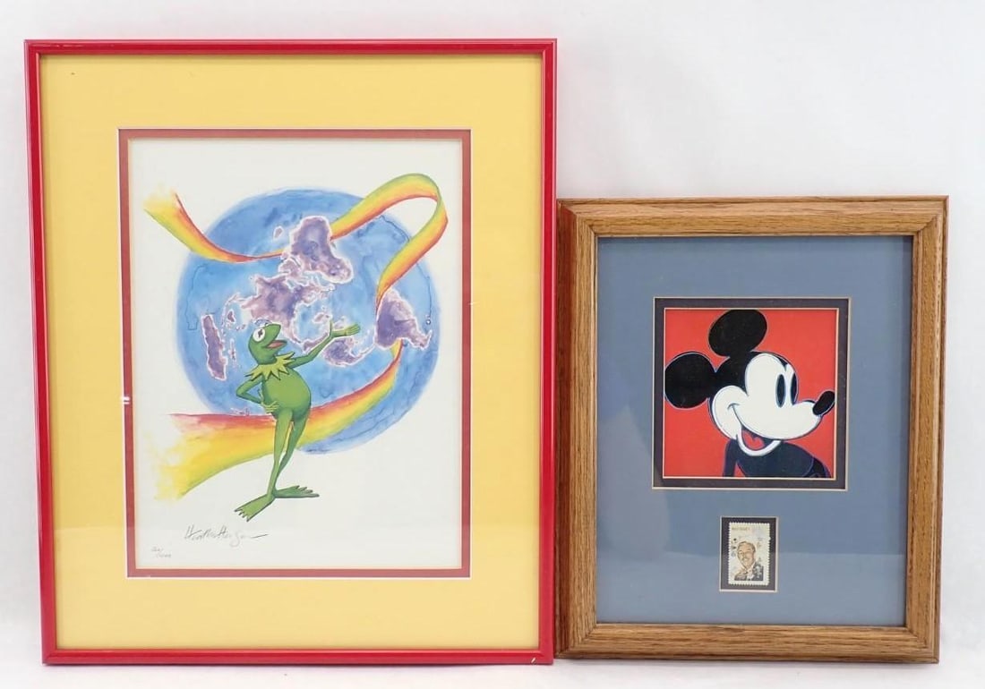 (8) Assorted Flat Art Objects - 9