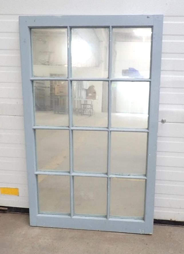 (12) Light Window Sash Mirror: 45.375" x 28.125"