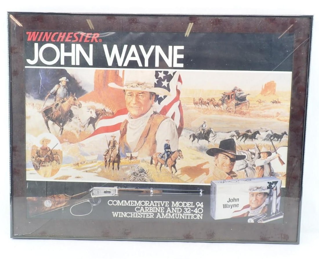 Winchester '94 John Wayne Commemorative Rifle Poster (1 of 4)