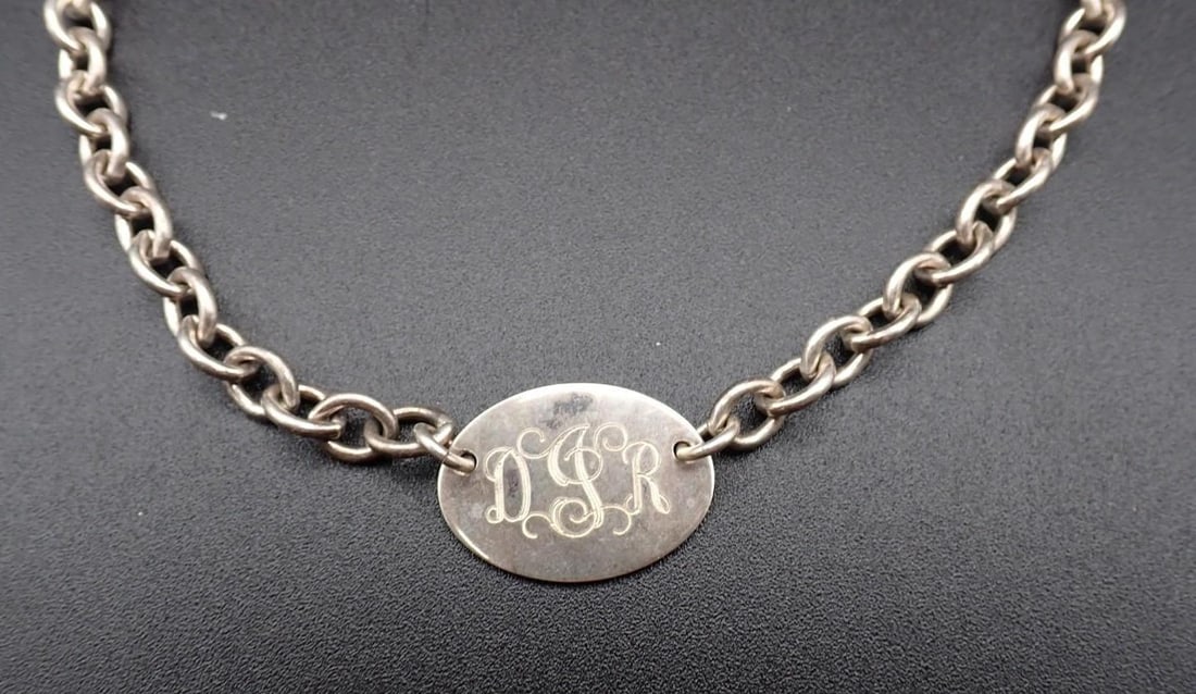 Sterling Silver Monogram Necklace - 2