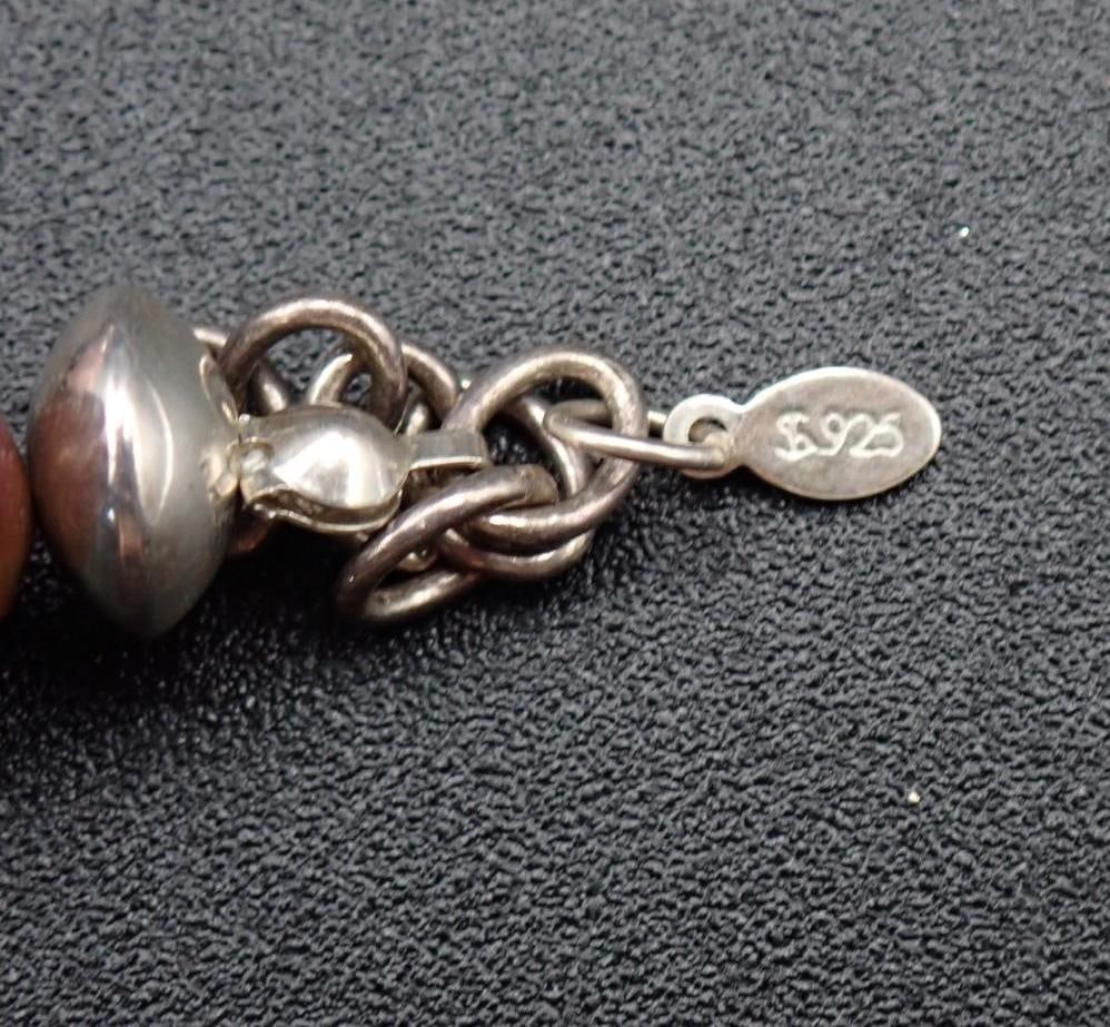 (2) Sterling Silver & Stone Jewelry Articles - 6