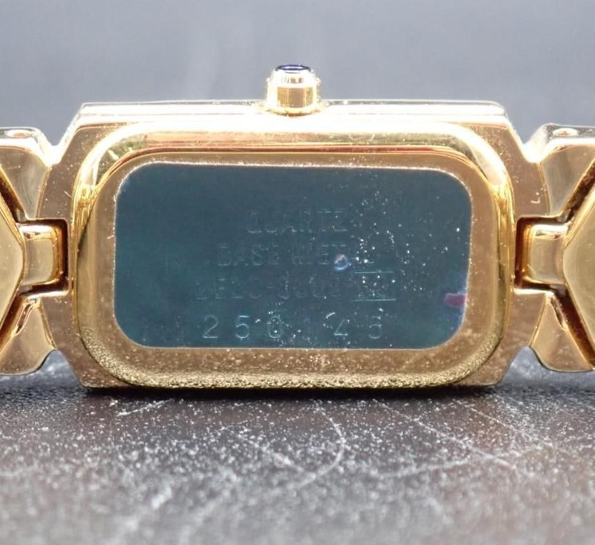 Lasalle Gold Finish & Diamond Ladies Wrist Watch - 4