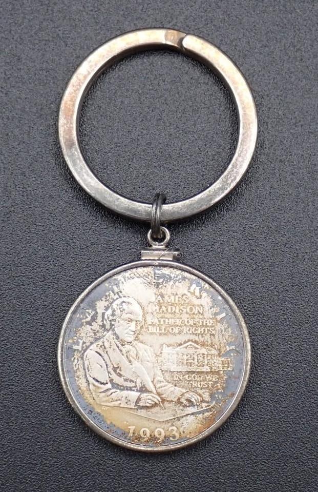 1993-W U.S. James Madison Silver Half Dollar: 1993-W U.S. James Madison Silver Half Dollar