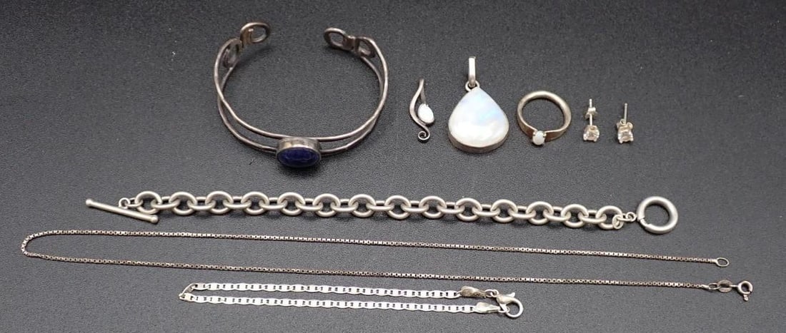 (9) Sterling Silver Articles - 2