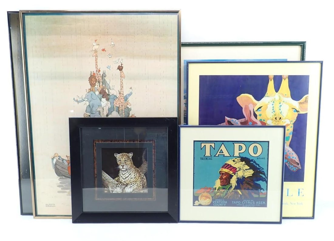 (6) Framed Lithographs & Prints (1 of 17)