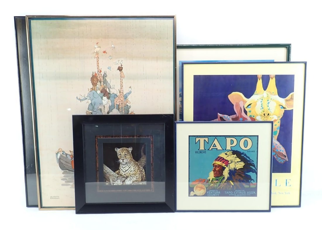 (6) Framed Lithographs & Prints - 2