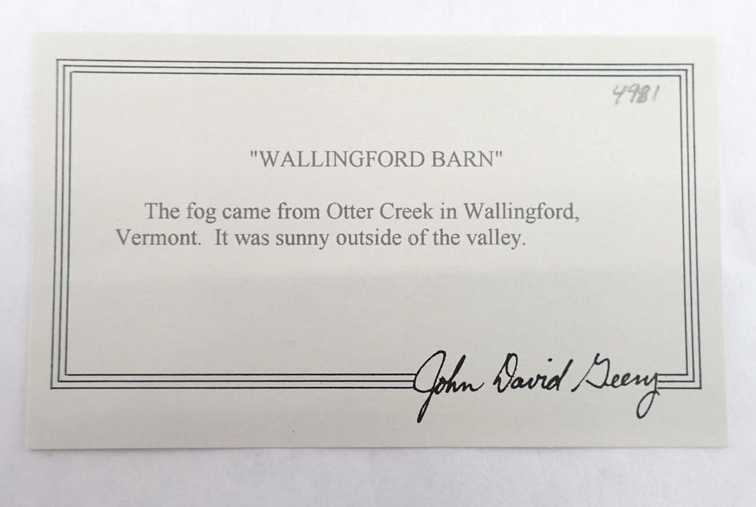 (2) John David Geery (Vermont) Color Photographs - 10